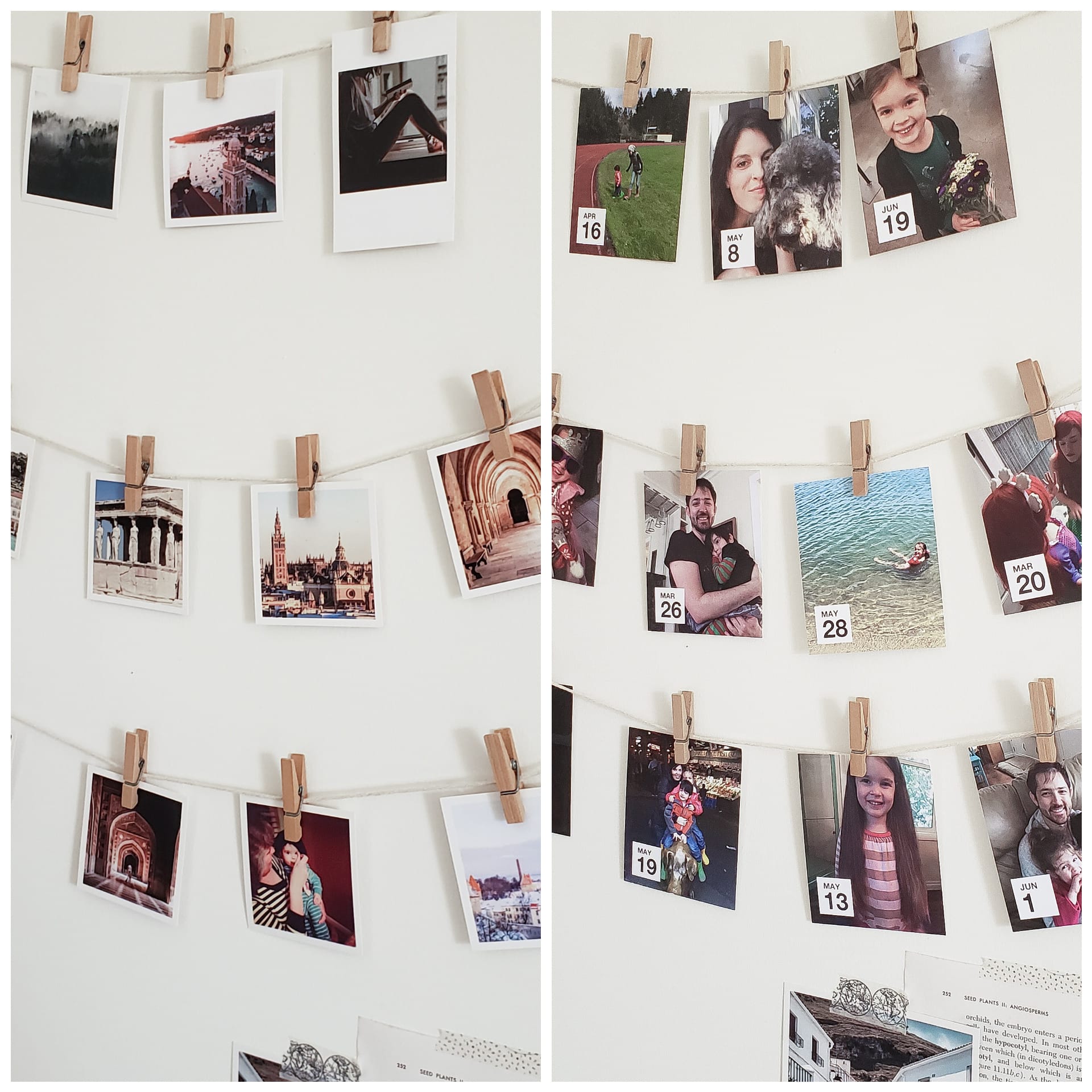 The Mini Photo String Makeover